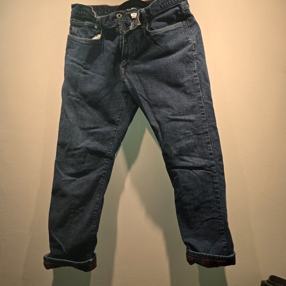 Eddie Bauer Flannel lined jeans - 33x30